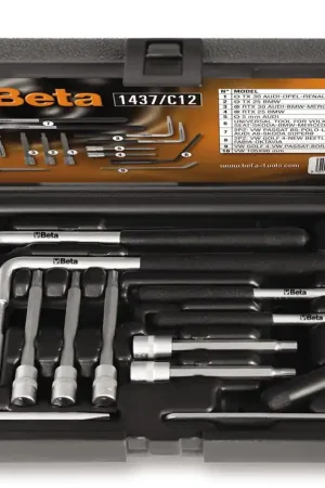 Assortimento 12 utensili per rimozione air bag Beta 1437/C12 Direttamente Dal Produttore