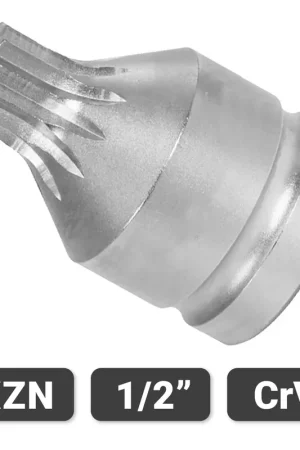 Popolare Chiave a bussola con inserto XZN Tamper Proof Monoblocco 1/2" CrV